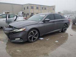 Salvage cars for sale from Copart Wilmer, TX: 2019 Honda Accord Sport