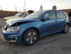 Volkswagen Golf salvage cars for sale: 2016 Volkswagen E-GOLF SE