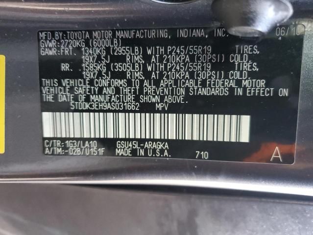 2010 Toyota Highlander Limited