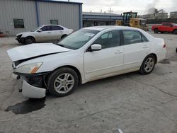 Honda Accord salvage cars for sale: 2006 Honda Accord EX