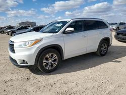 Toyota Highlander salvage cars for sale: 2014 Toyota Highlander XLE