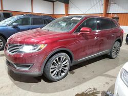 Lincoln Vehiculos salvage en venta: 2017 Lincoln MKX Reserve