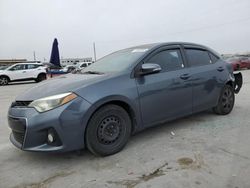 Toyota Corolla salvage cars for sale: 2014 Toyota Corolla L