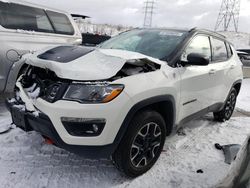 Jeep Compass salvage cars for sale: 2020 Jeep Compass Trailhawk