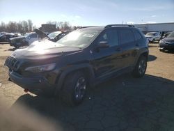 Jeep salvage cars for sale: 2019 Jeep Cherokee Trailhawk