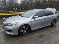 Honda Accord salvage cars for sale: 2017 Honda Accord Sport Special Edition