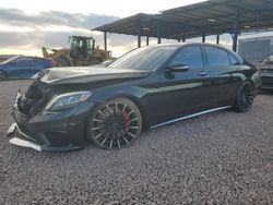 Salvage cars for sale from Copart Phoenix, AZ: 2017 Mercedes-Benz S 63 AMG