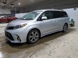 Toyota Sienna salvage cars for sale: 2018 Toyota Sienna SE