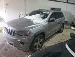 Jeep Grand Cherokee salvage cars for sale: 2015 Jeep Grand Cherokee Overland