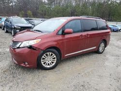 Toyota Sienna xle salvage cars for sale: 2013 Toyota Sienna XLE