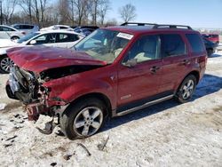 Salvage cars for sale from Copart Cicero, IN: 2008 Ford Escape XLT