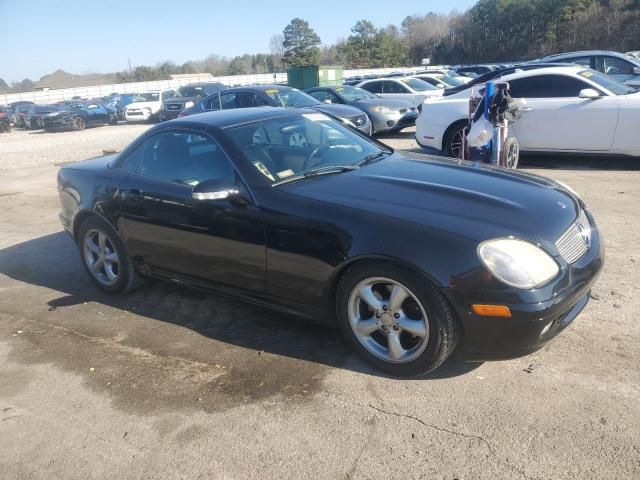 2001 Mercedes-Benz SLK 320