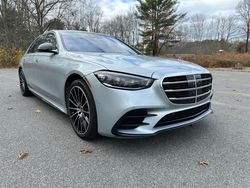 Mercedes-Benz salvage cars for sale: 2021 Mercedes-Benz S 580 4matic