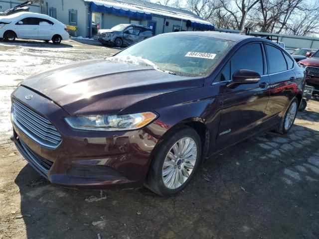 2013 Ford Fusion SE Hybrid