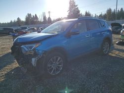 Toyota salvage cars for sale: 2018 Toyota Rav4 HV Limited