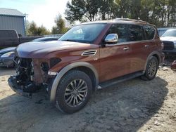 Nissan salvage cars for sale: 2018 Nissan Armada Platinum