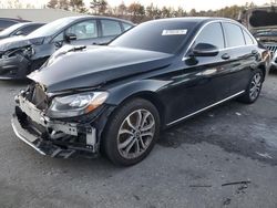 Mercedes-Benz salvage cars for sale: 2016 Mercedes-Benz C 300 4matic