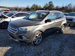 Salvage cars for sale from Copart Memphis, TN: 2017 Ford Escape Titanium