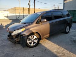 Toyota Sienna le salvage cars for sale: 2011 Toyota Sienna LE