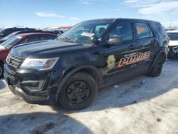 Ford Explorer salvage cars for sale: 2017 Ford Explorer Police Interceptor