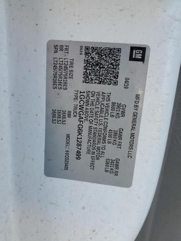 2019 Chevrolet Express G2500