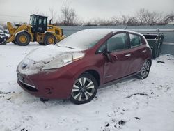 Nissan salvage cars for sale: 2017 Nissan Leaf S