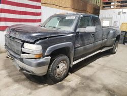 Chevrolet salvage cars for sale: 2002 Chevrolet Silverado K3500