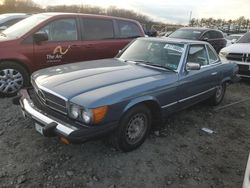 Mercedes-Benz sl-Class salvage cars for sale: 1983 Mercedes-Benz 380 SL