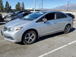 Salvage cars for sale from Copart Rancho Cucamonga, CA: 2015 Honda Civic SE