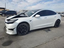 Tesla salvage cars for sale: 2019 Tesla Model 3