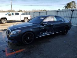 Mercedes-Benz s-Class salvage cars for sale: 2015 Mercedes-Benz S 550 4matic