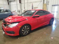 Honda salvage cars for sale: 2017 Honda Civic LX