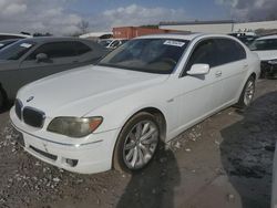 BMW salvage cars for sale: 2008 BMW 750 LI