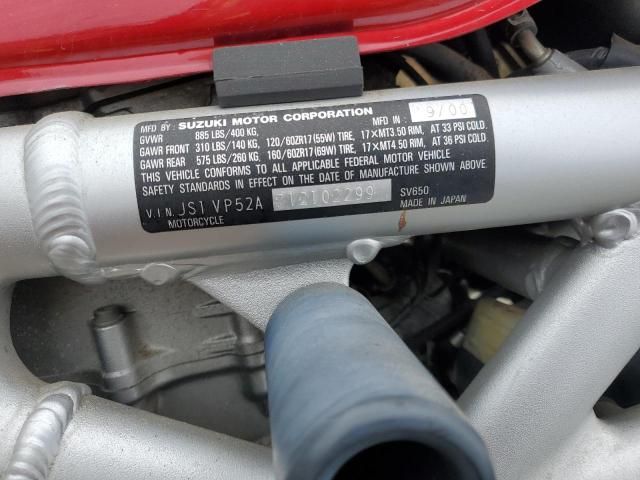 2001 Suzuki SV650 S