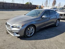 Infiniti q50 salvage cars for sale: 2018 Infiniti Q50 Luxe