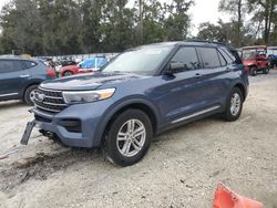 Ford Explorer salvage cars for sale: 2021 Ford Explorer XLT