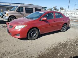 Salvage cars for sale from Copart San Diego, CA: 2010 Toyota Corolla Base