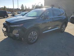 Hyundai Santa fe salvage cars for sale: 2020 Hyundai Santa FE SEL