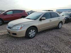 Salvage cars for sale from Copart Phoenix, AZ: 2007 Honda Accord LX