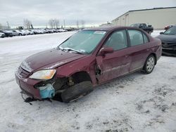 Honda salvage cars for sale: 2003 Honda Civic LX