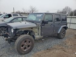 Jeep Wrangler salvage cars for sale: 2017 Jeep Wrangler Unlimited Sport