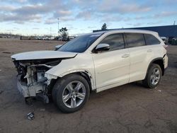Vehiculos salvage en venta de Copart Woodhaven, MI: 2015 Toyota Highlander Limited