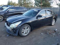 Infiniti g37 salvage cars for sale: 2012 Infiniti G37