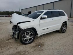 Jeep Grand Cherokee salvage cars for sale: 2019 Jeep Grand Cherokee Overland