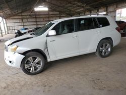 Salvage cars for sale from Copart Phoenix, AZ: 2008 Toyota Highlander Sport