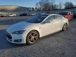 Tesla Model s salvage cars for sale: 2013 Tesla Model S