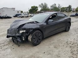 Tesla Model 3 salvage cars for sale: 2024 Tesla Model 3