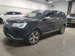 Ford Explorer salvage cars for sale: 2018 Ford Explorer Platinum