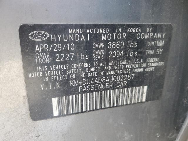 2010 Hyundai Elantra Blue