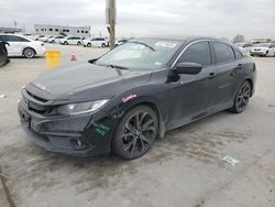 Salvage cars for sale from Copart Grand Prairie, TX: 2021 Honda Civic Sport